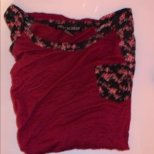 Long sleeve floral top
